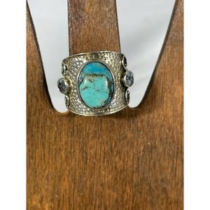 Sterling Silver and Turquoise Ring
